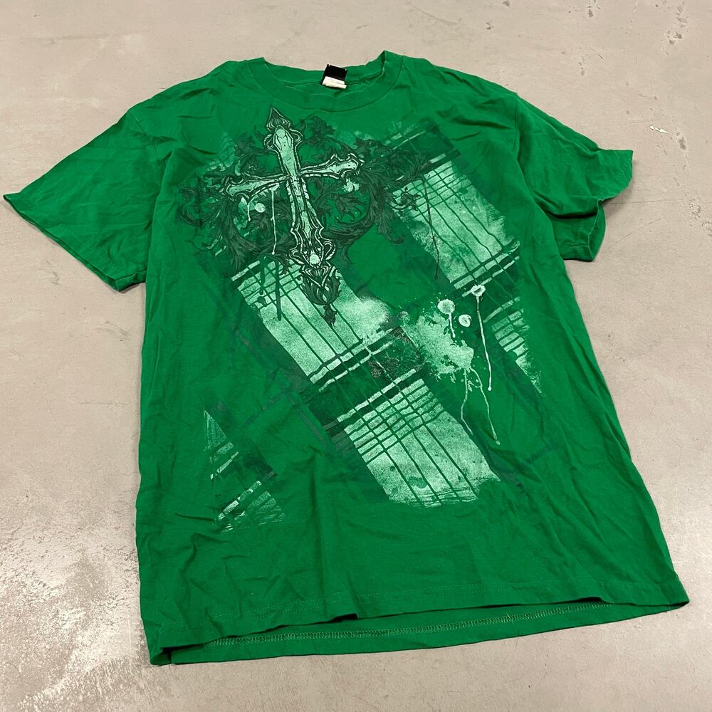 Y2K affliction style graphic t-shirt